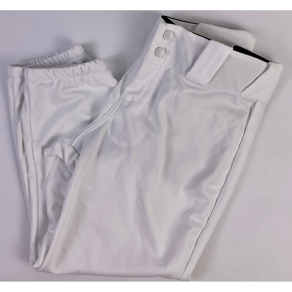 Mivei White Baseball Softball Pants Youth Boys Girls Youth‎ M UV Protection